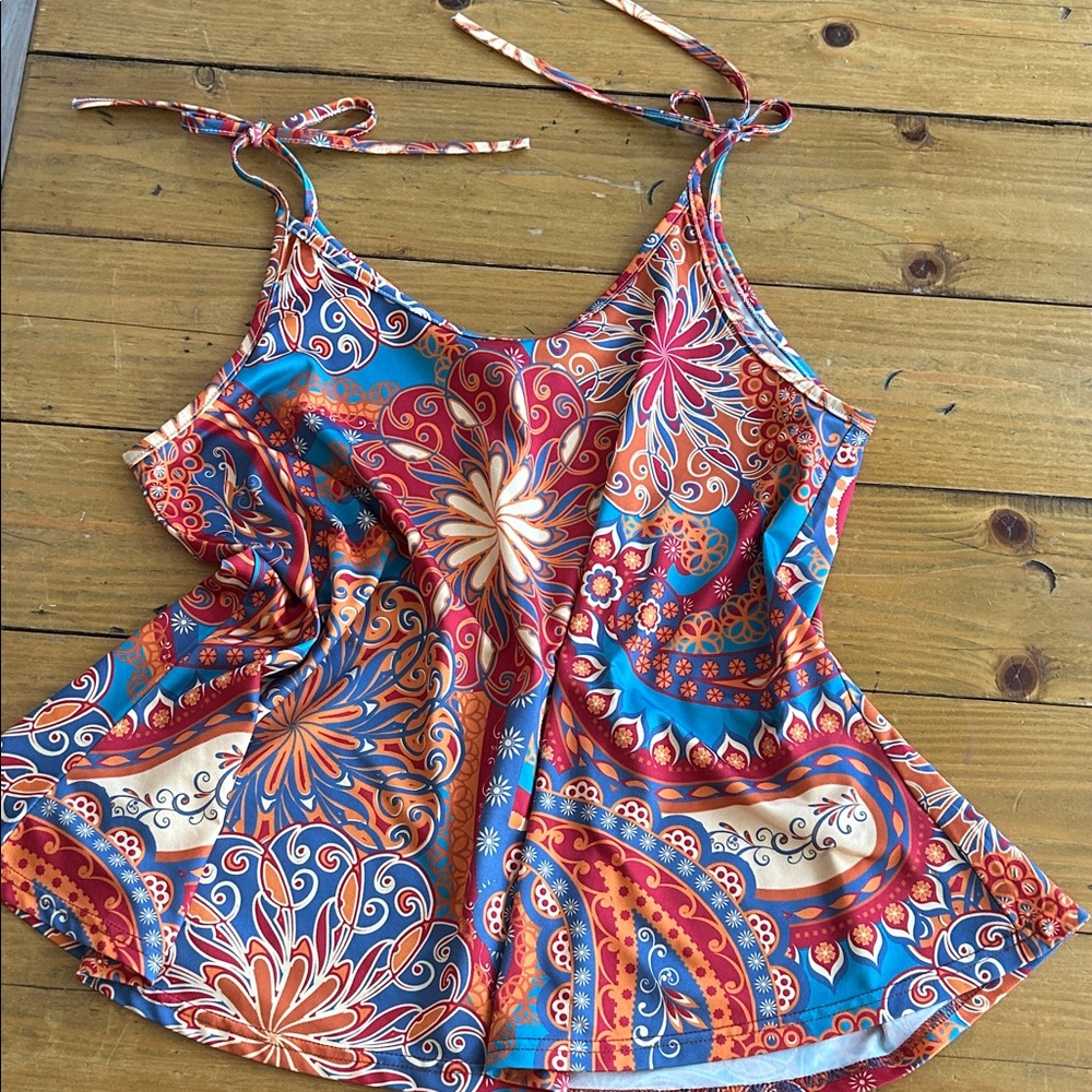 Colorful Paisley Women's Top